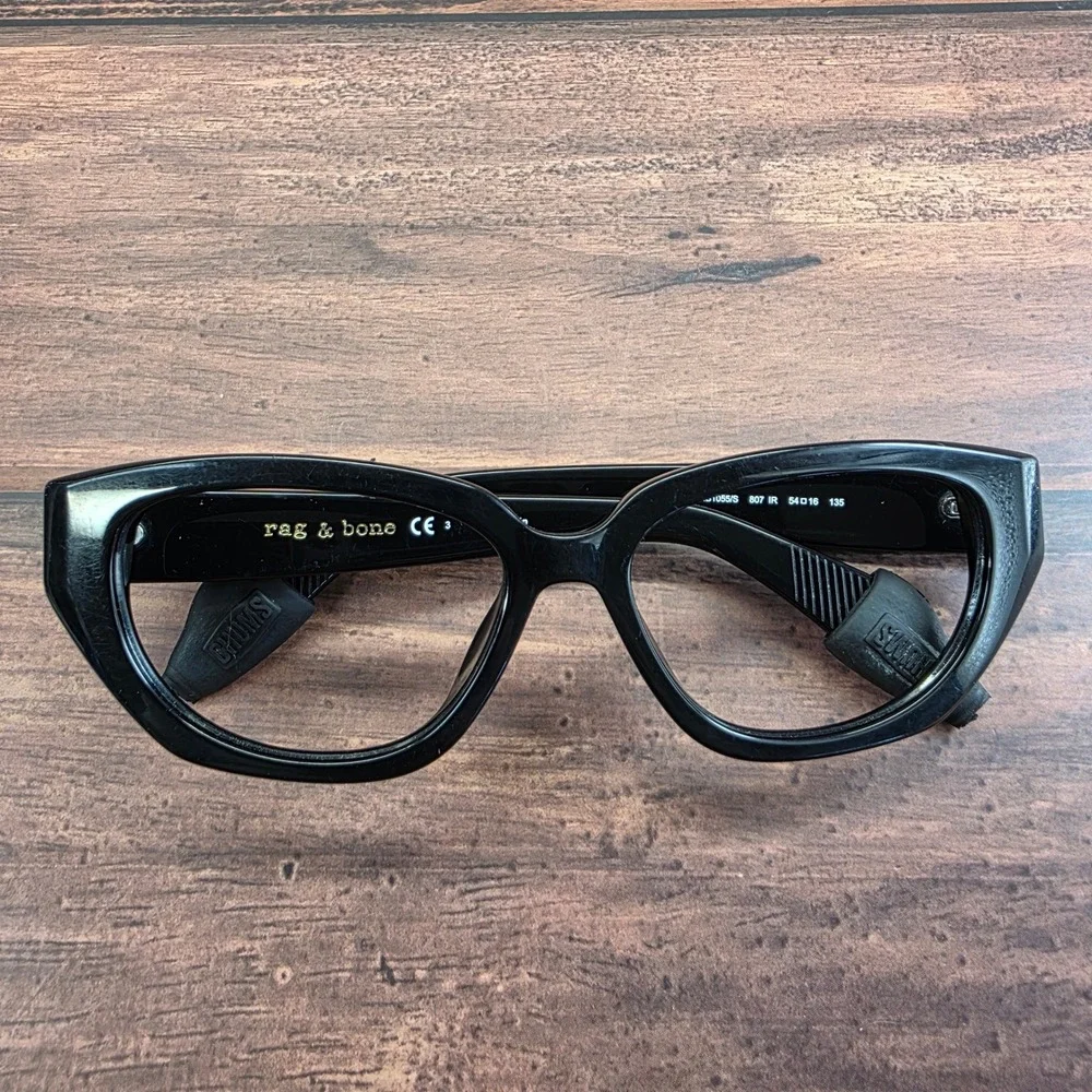 Rag & Bone RNB1055/S 807 IR Black Cat Eye rbSustain Glasses‎ 54 16 135